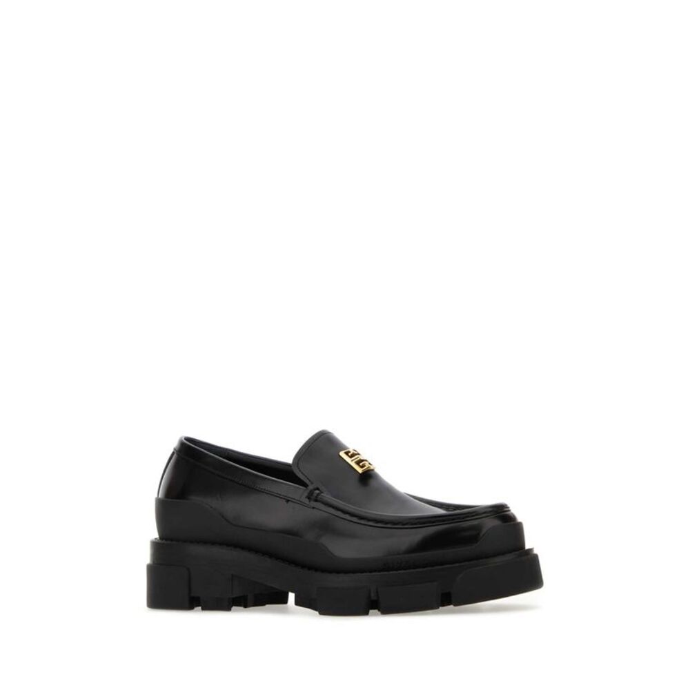 Givenchy Women Black Leather Terra Loafers - Picture 2 of 2